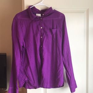 Purple sheer XL Top